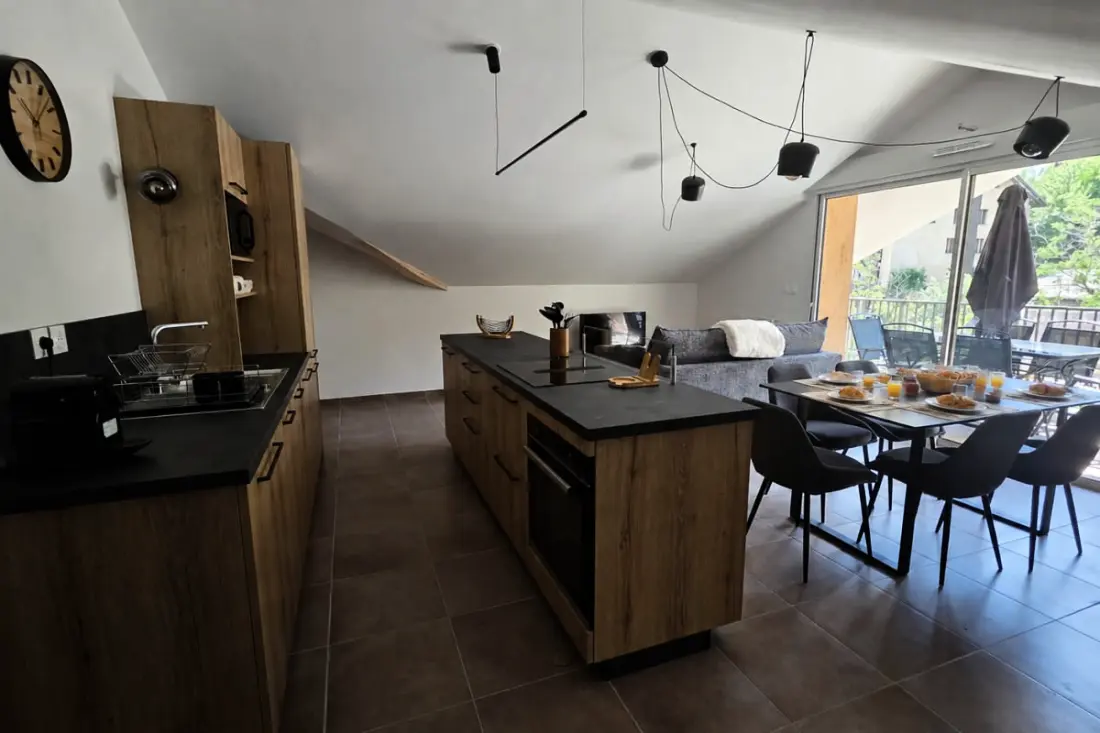 Apartament z tarasem w Briançon