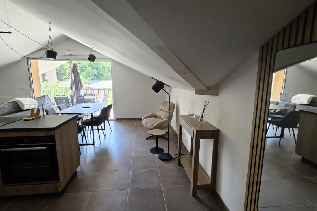 Apartament z tarasem w Briançon