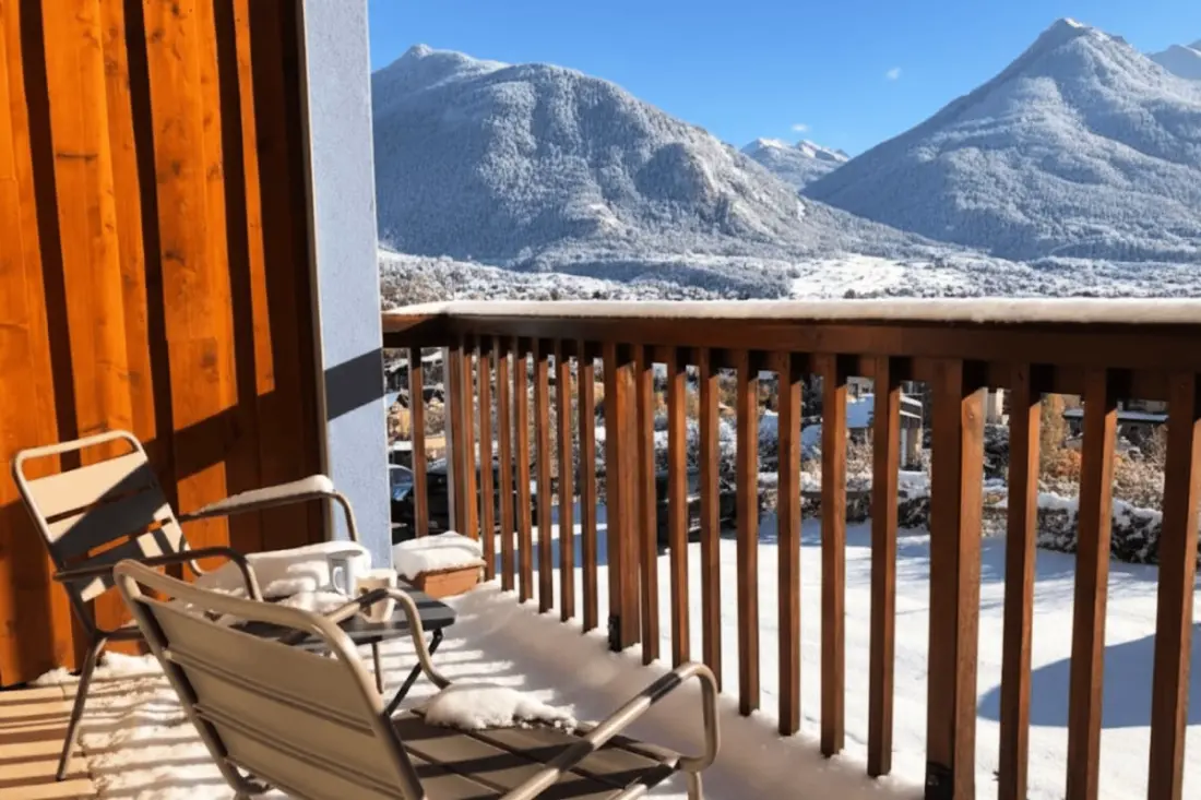 Balkon i Calme Face Aux Cimes