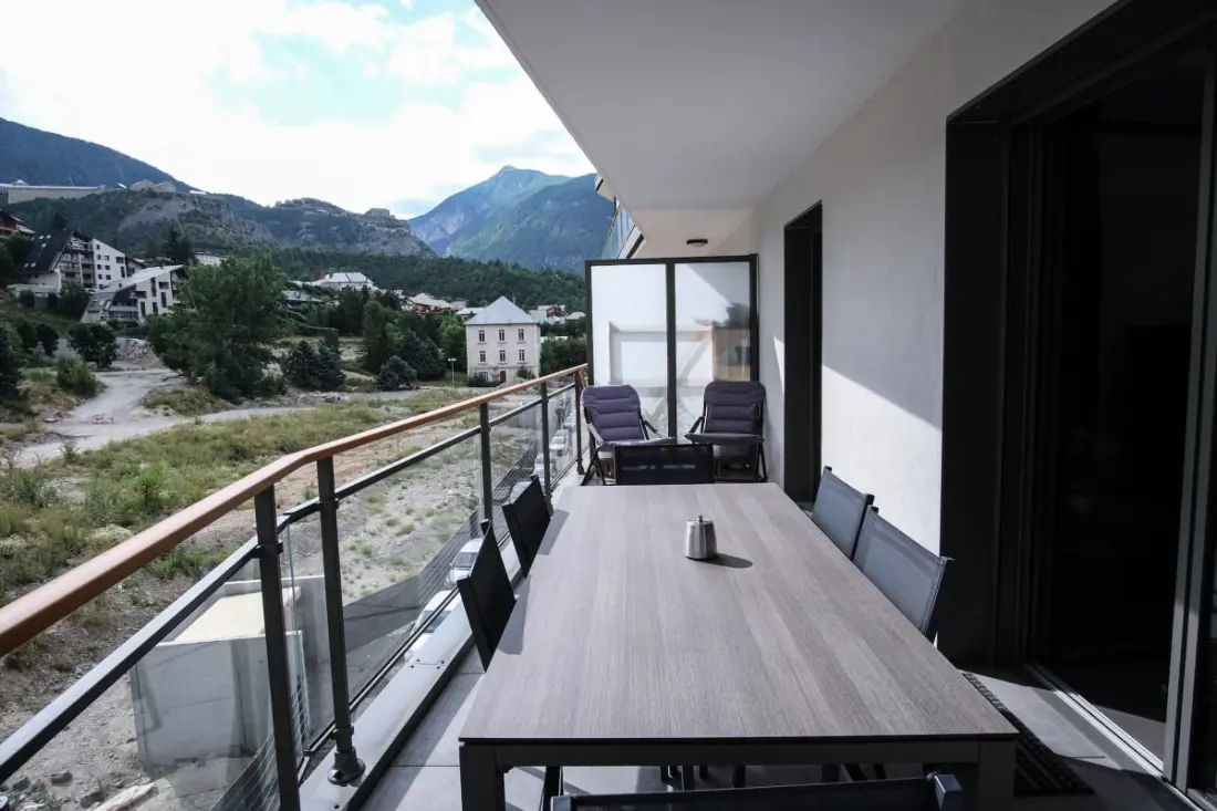 Fantastische Appt met twee terrassen in Briançon