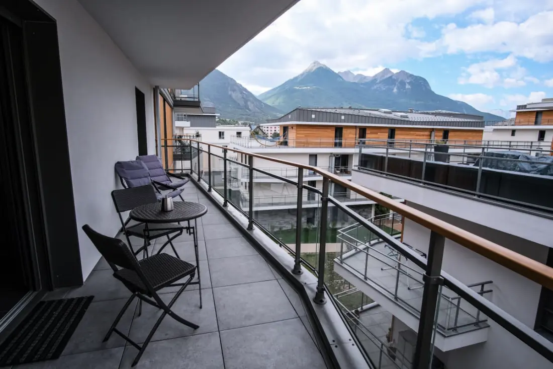 Fantastische Appt met twee terrassen in Briançon