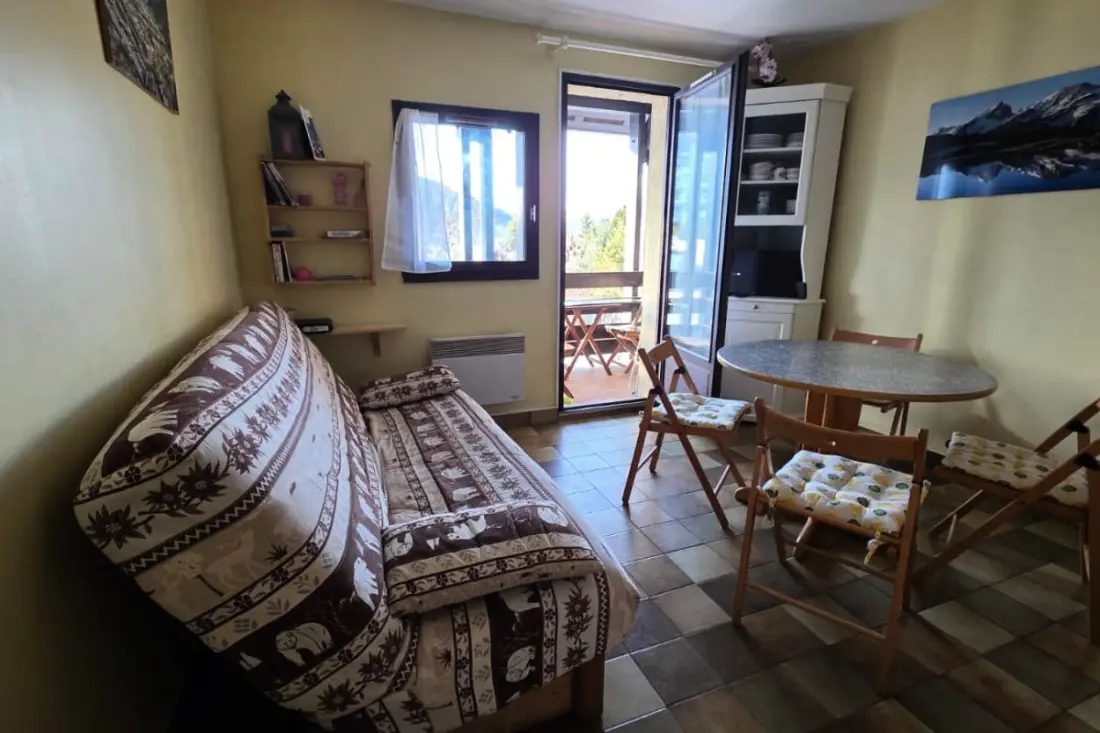 Studio z widokiem na Serre Chevalier