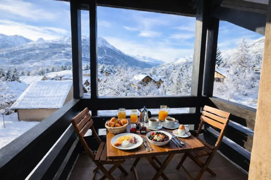 Studio z widokiem na Serre Chevalier