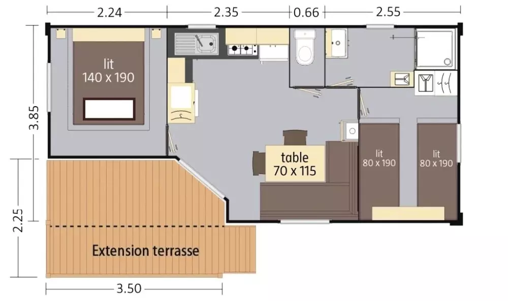 Campingplatz Le Plô 3 Sterne★★★