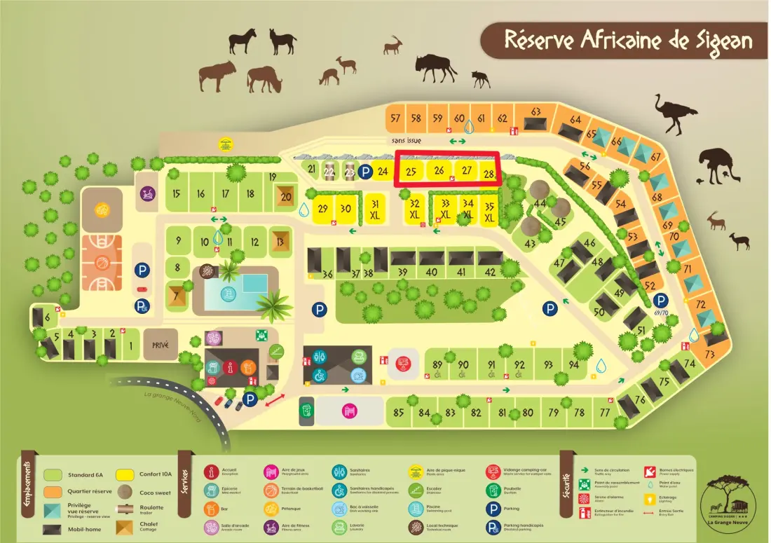 Camping La Grange Neuve 3 Sterne★★★