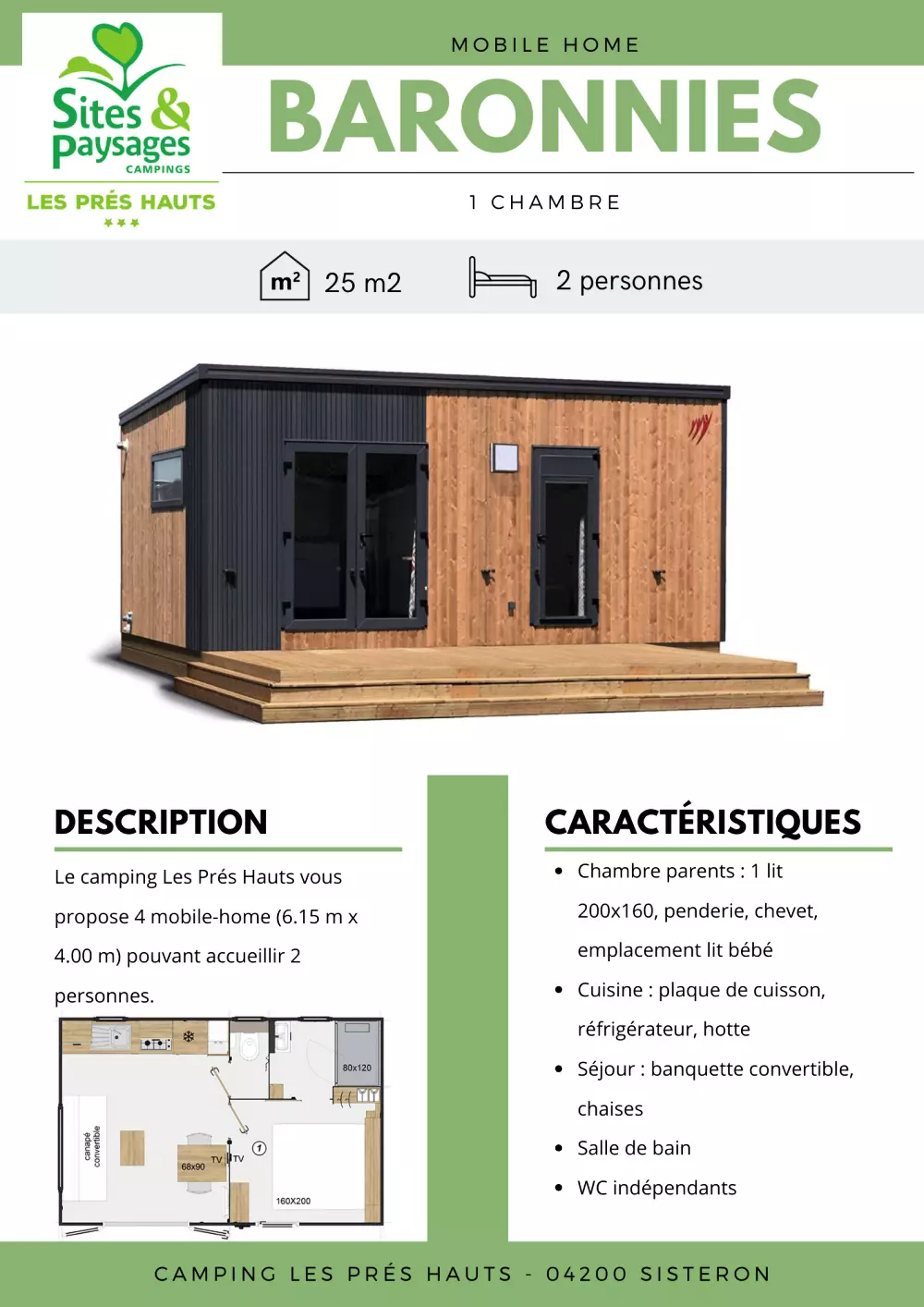 Steder og landskaber Les Prés Hauts 3 Stjerner★★★