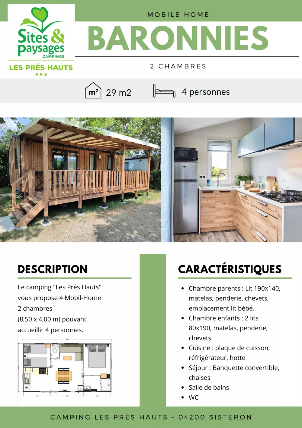 Steder og landskaber Les Prés Hauts 3 Stjerner★★★