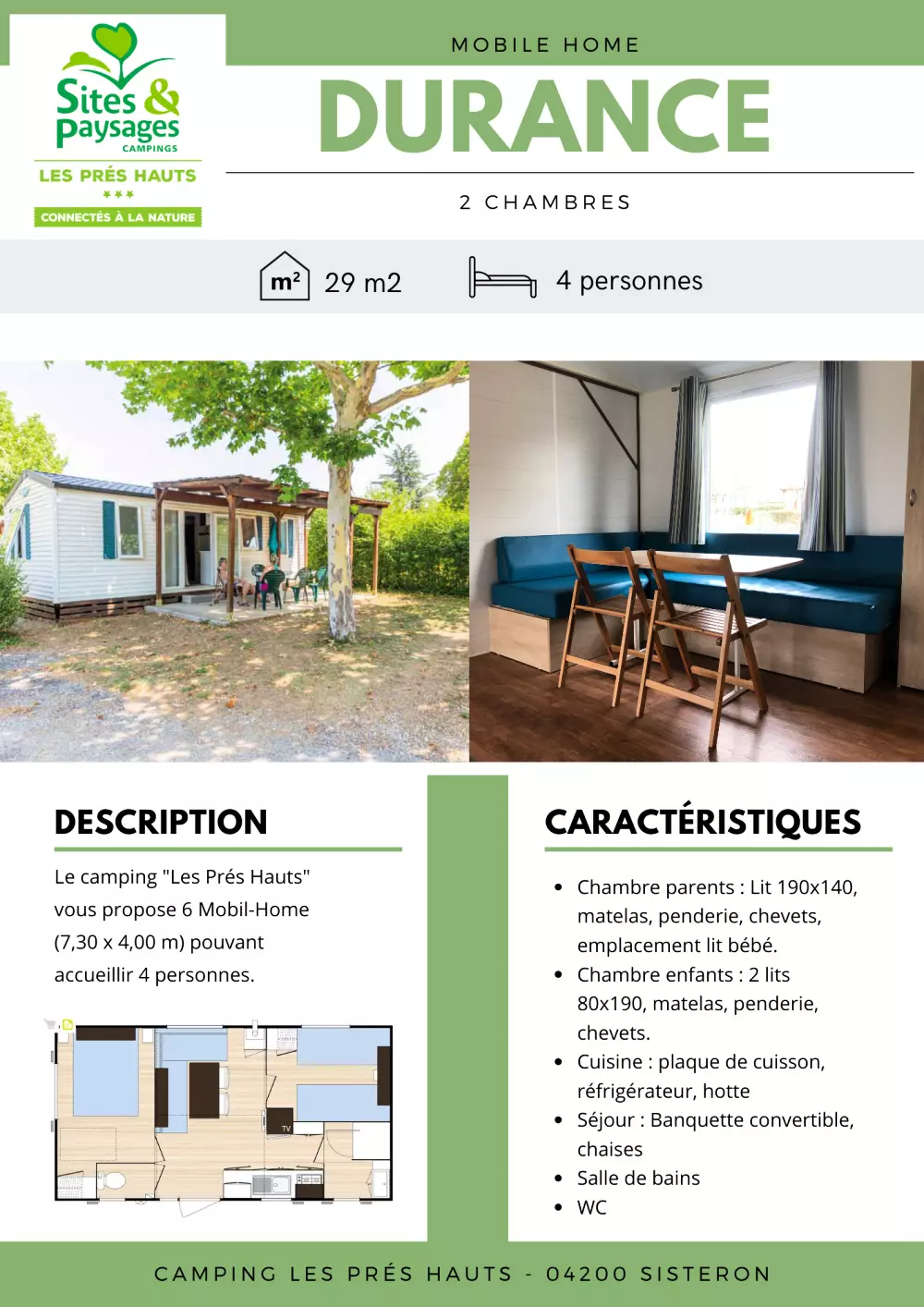 Steder og landskaber Les Prés Hauts 3 Stjerner★★★