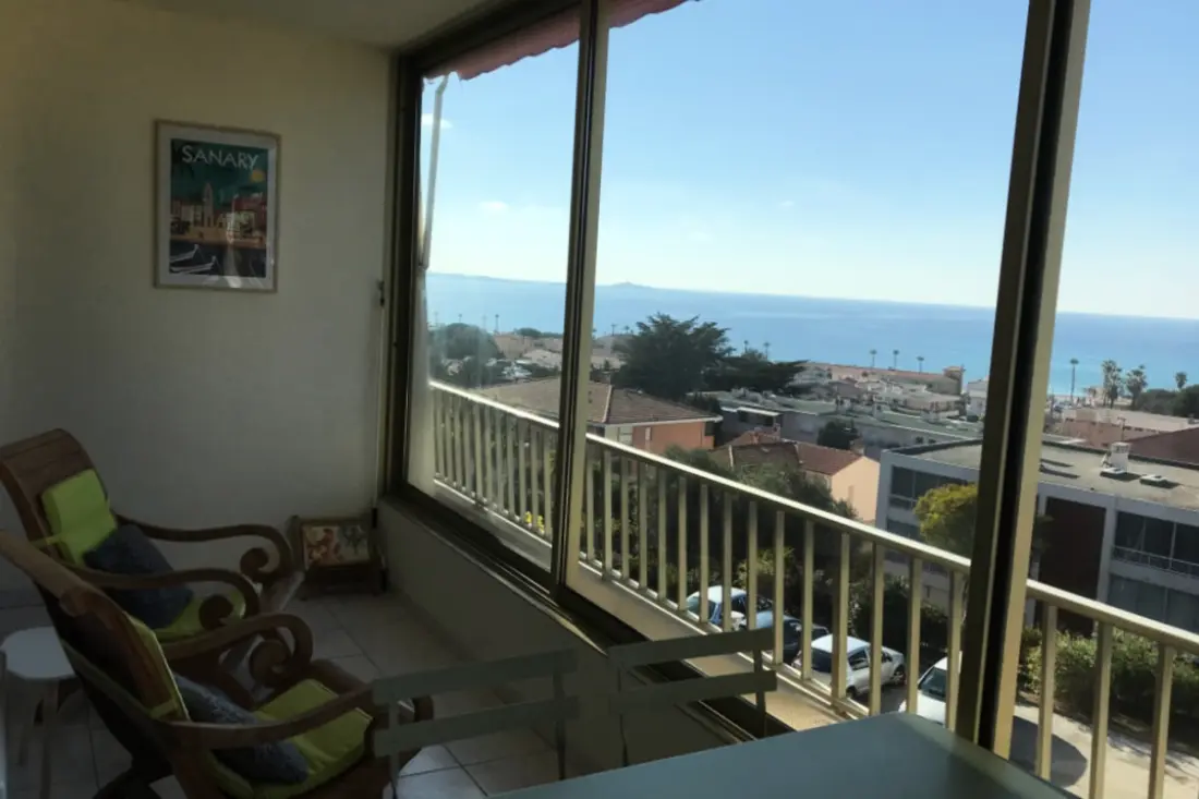 Charming Studio Balcony Sea View 180°