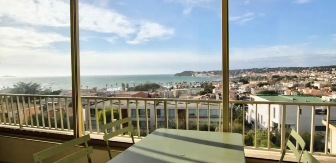 Charming Studio Balcony Sea View 180°