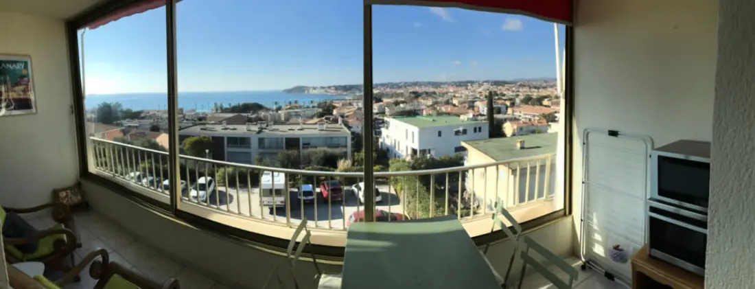 Charming Studio Balcony Sea View 180°
