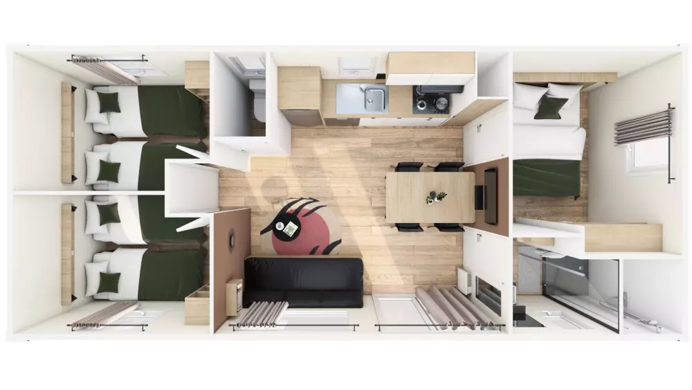 Camping Flower Les Ondines 3 Sterne★★★