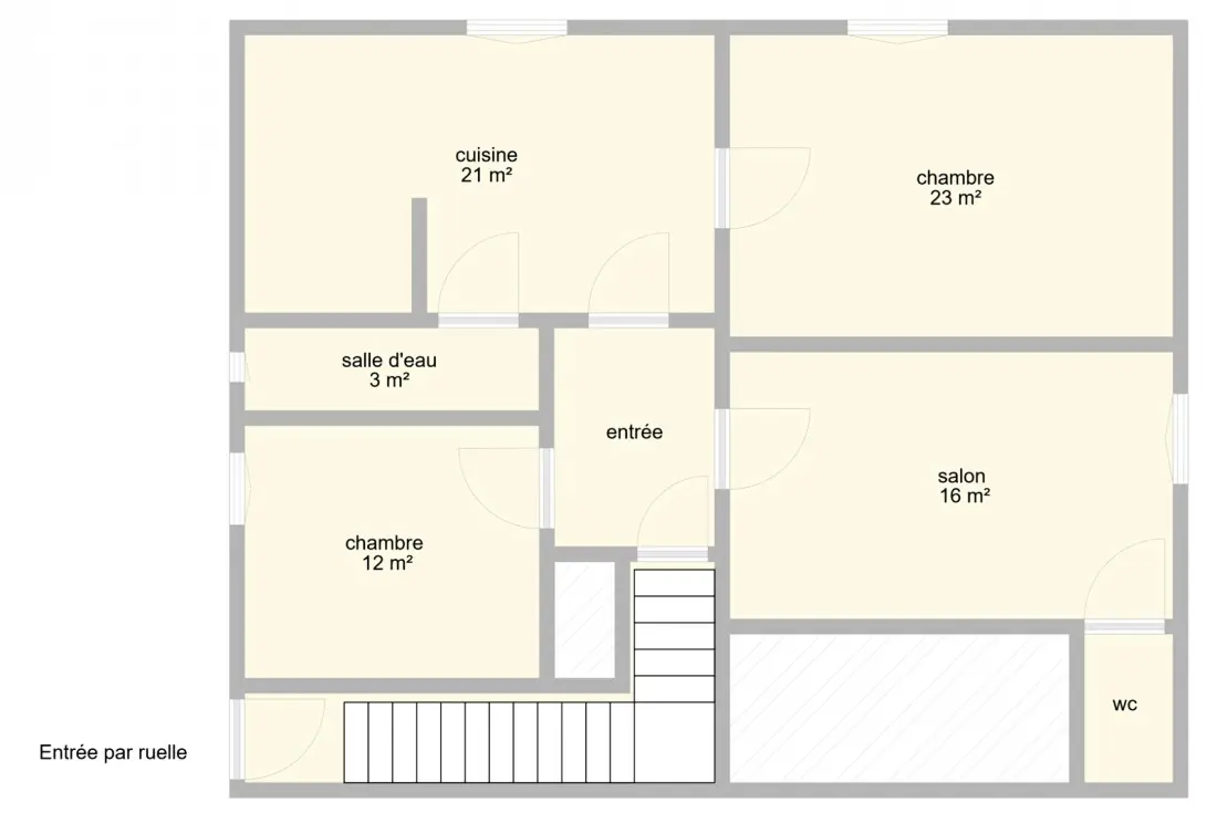 Gîte de France Het appartement van Saint Leo 2 oren