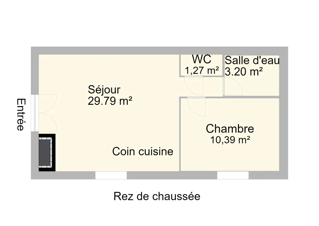 Gîte de France Gîte le Peyrou 2/3 Personen in Viale 3 Epis