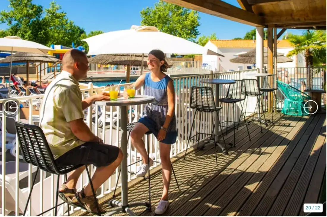 Chalet Neuf terrace Sur Beau Camping Útvonalterv