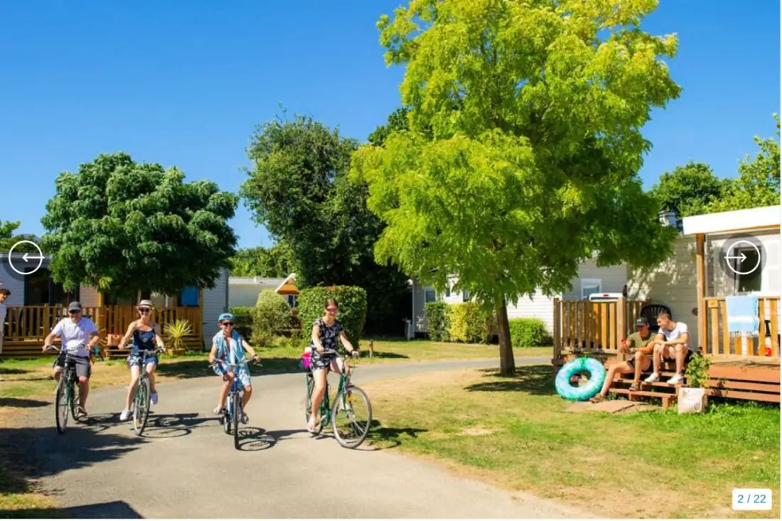 Chalet Neuf terrace Sur Beau Camping Útvonalterv