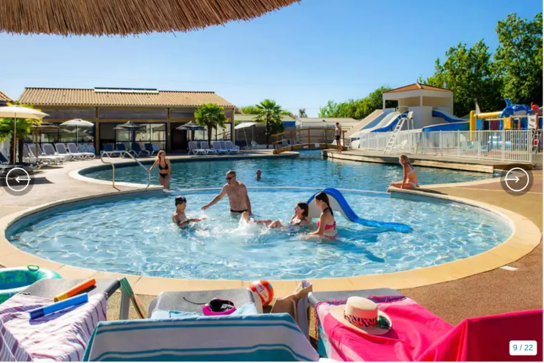 Chalet Neuf terrace Sur Beau Camping Útvonalterv