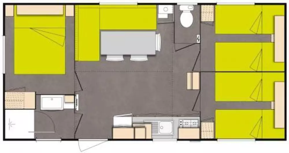 Camping maeva Escapades La Castillonderie 4 Stjerner★★★★