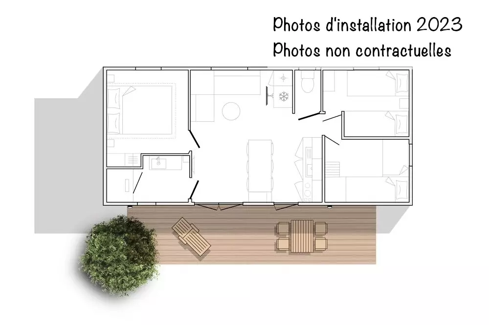 Campsite Le Lac de Thoux 3 Stars★★★