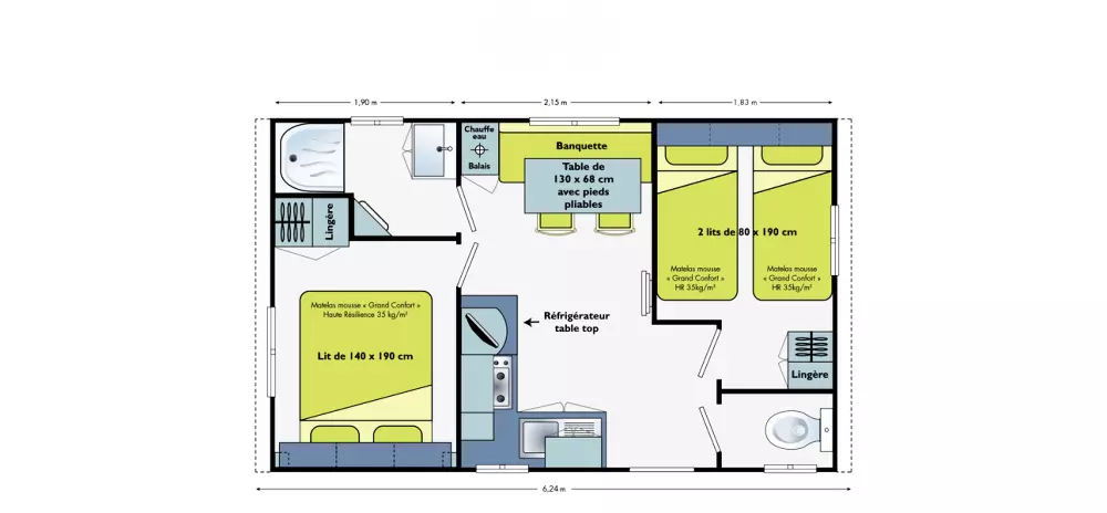 Campsite Le Lac de Thoux 3 Stars★★★
