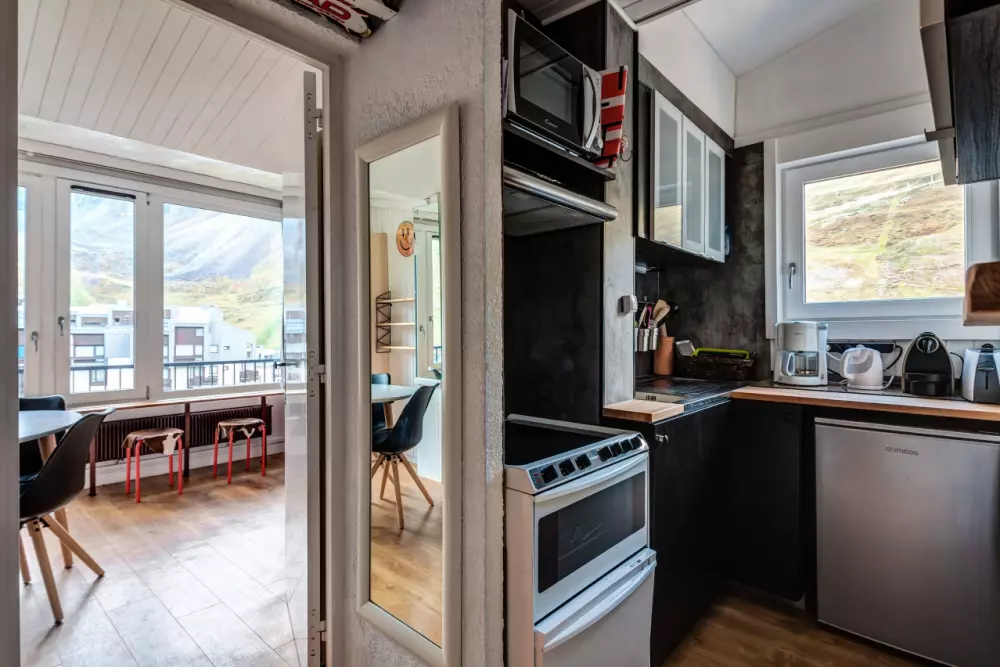 Apartman Tignesben, közvetlen hozzáféréssel a pályákhoz