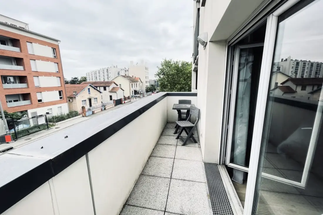 Modern Studio Balcony és Wifi Toulouse