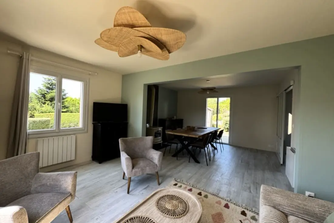 Édes ház kerttel, 5 perc Deauville