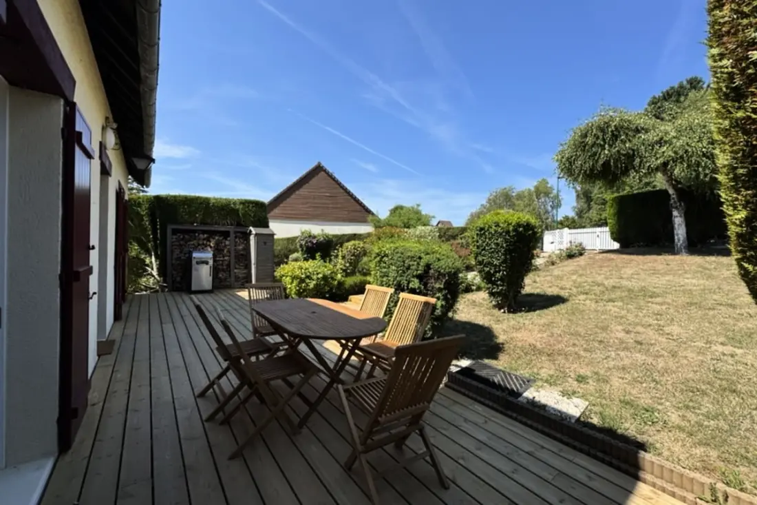Édes ház kerttel, 5 perc Deauville