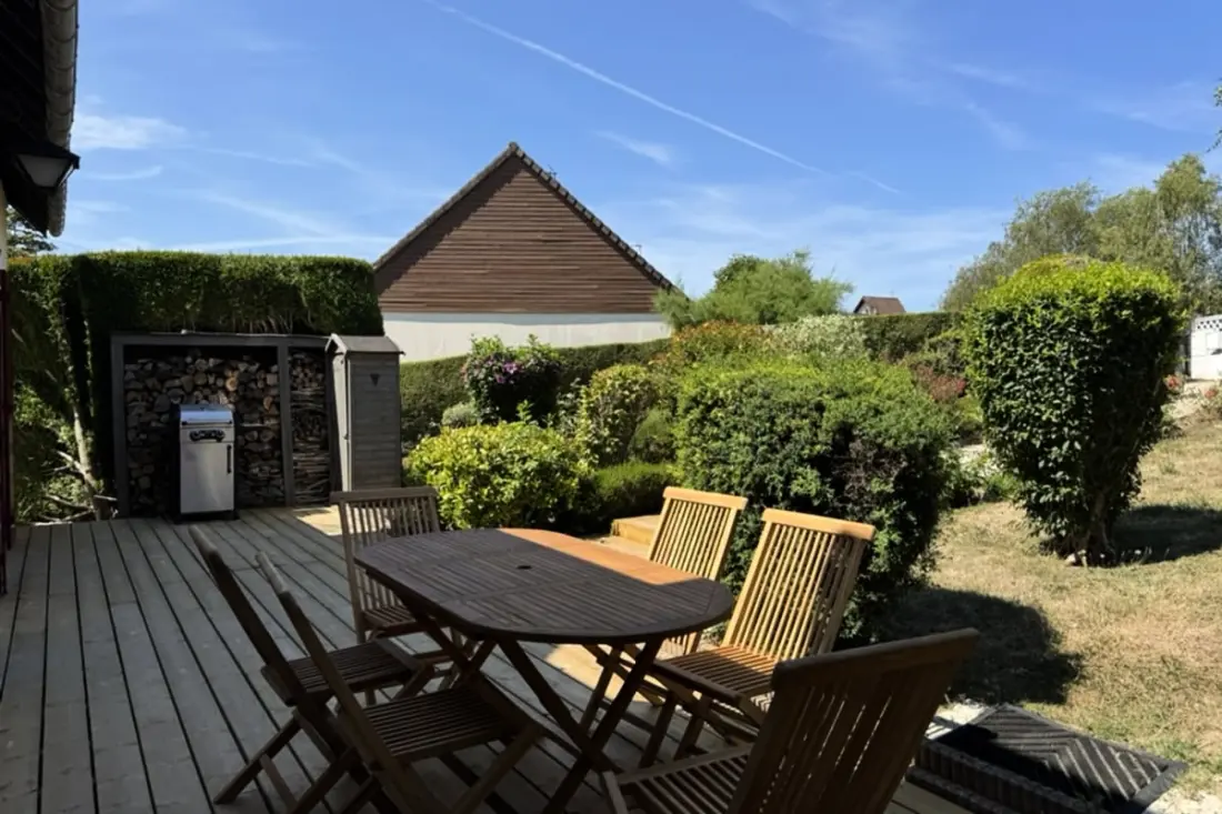 Édes ház kerttel, 5 perc Deauville