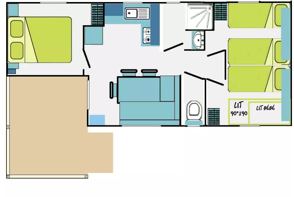 Kemping Paradis l'Arada Parc 4 Gwiazdy★★★★