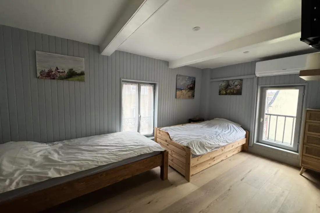 Békés tartózkodás Trouville-ben, közel a strandhoz