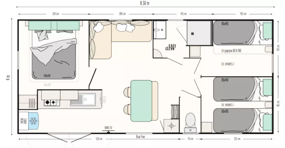Camping Vallee de L'Our gekoppeld (Vodatent)