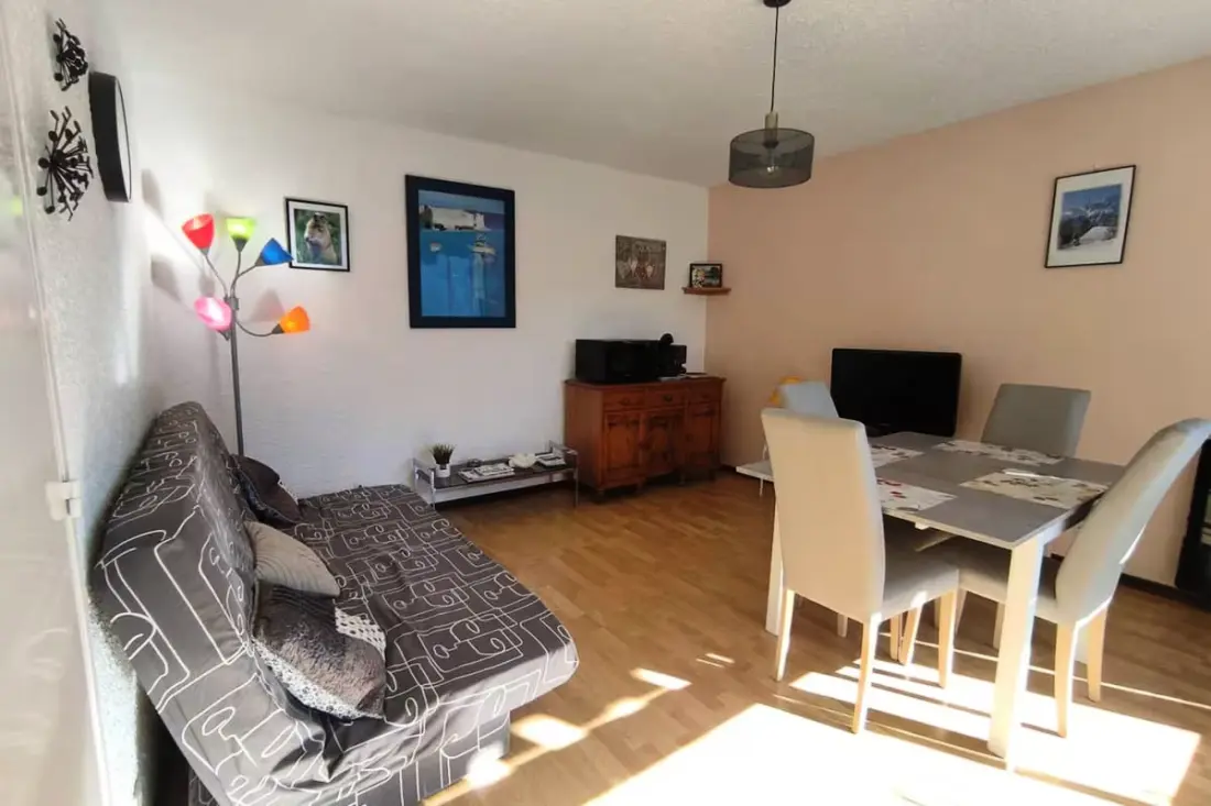 Lichtgevende Appartement met Berg Uitzicht in Pra Loup