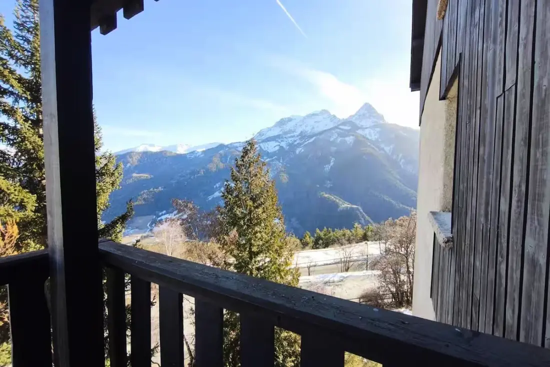 Studio met balkon dichtbij Telesiège