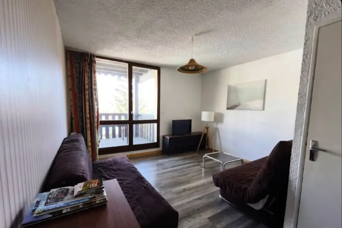 Studio met balkon dichtbij Telesiège