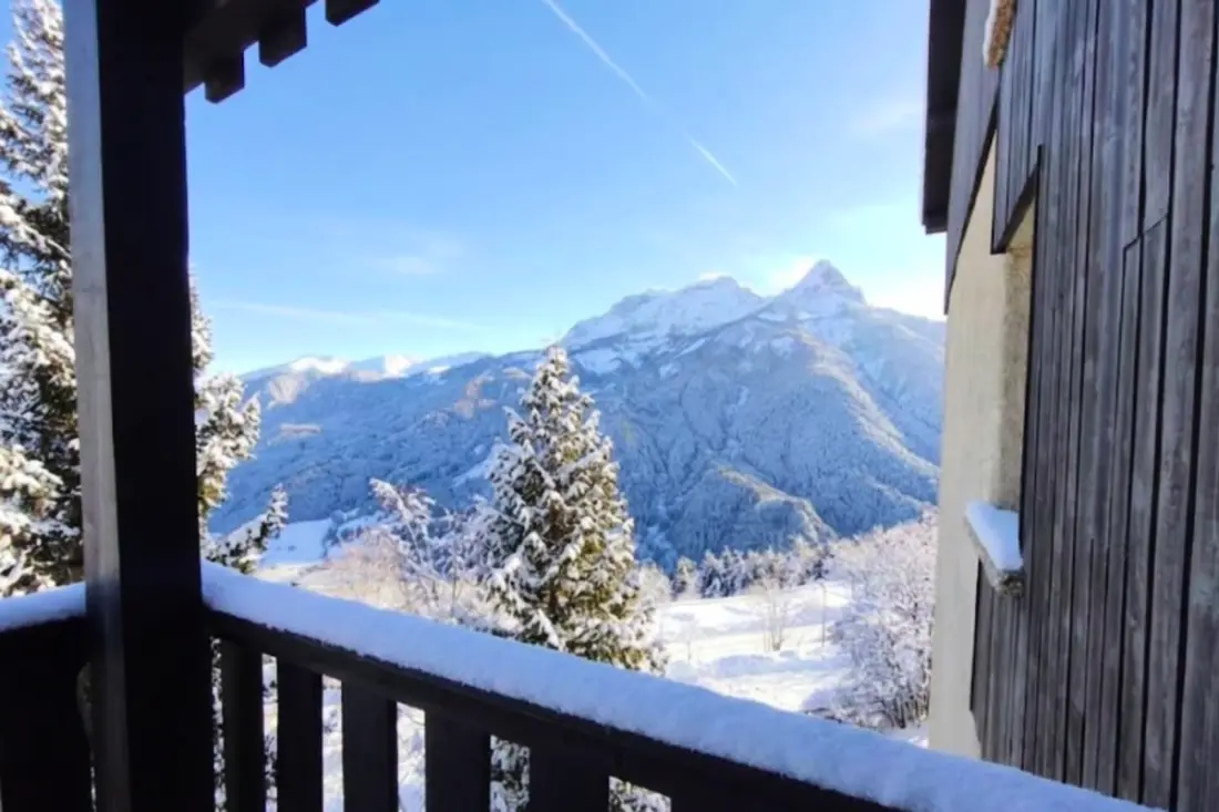Studio met balkon dichtbij Telesiège
