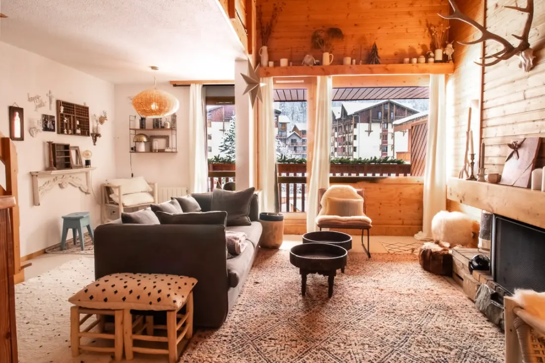 Tágas Duplex és Cozy a Val D'isère szívében