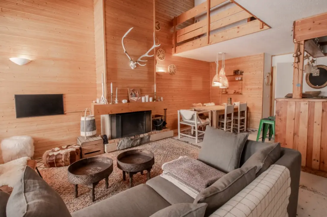 Tágas Duplex és Cozy a Val D'isère szívében