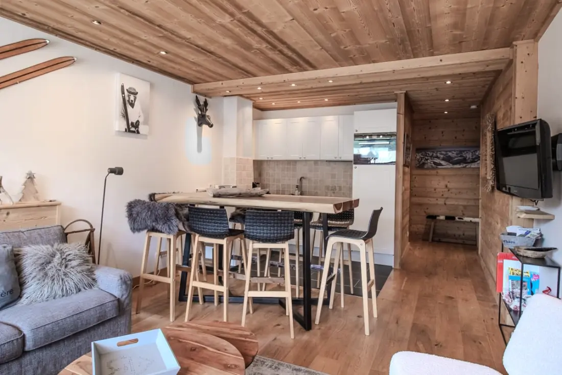 Superb Luminous és tágas apartman Val D'isère szívében