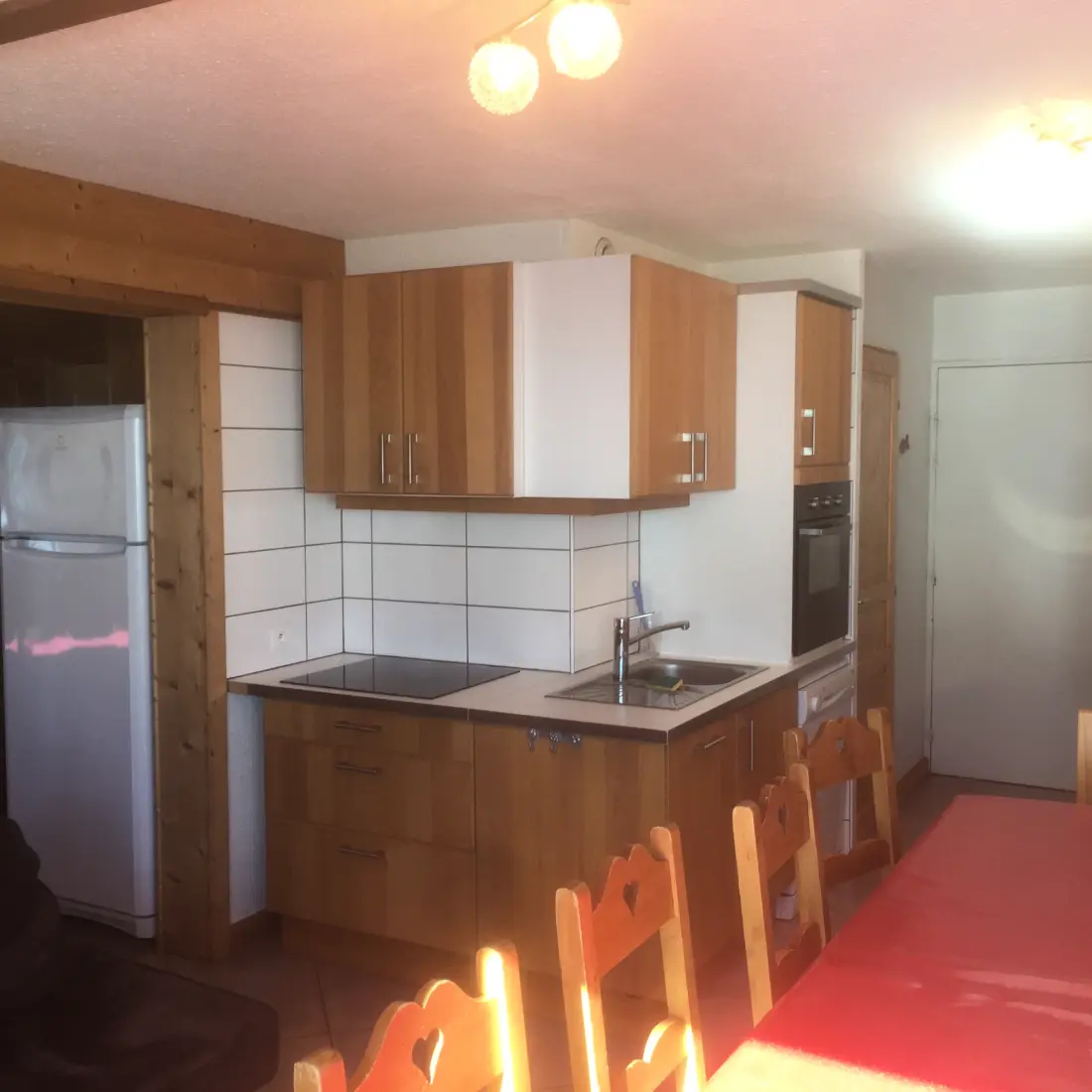 Az apartman Val Thorens lejtőire néz