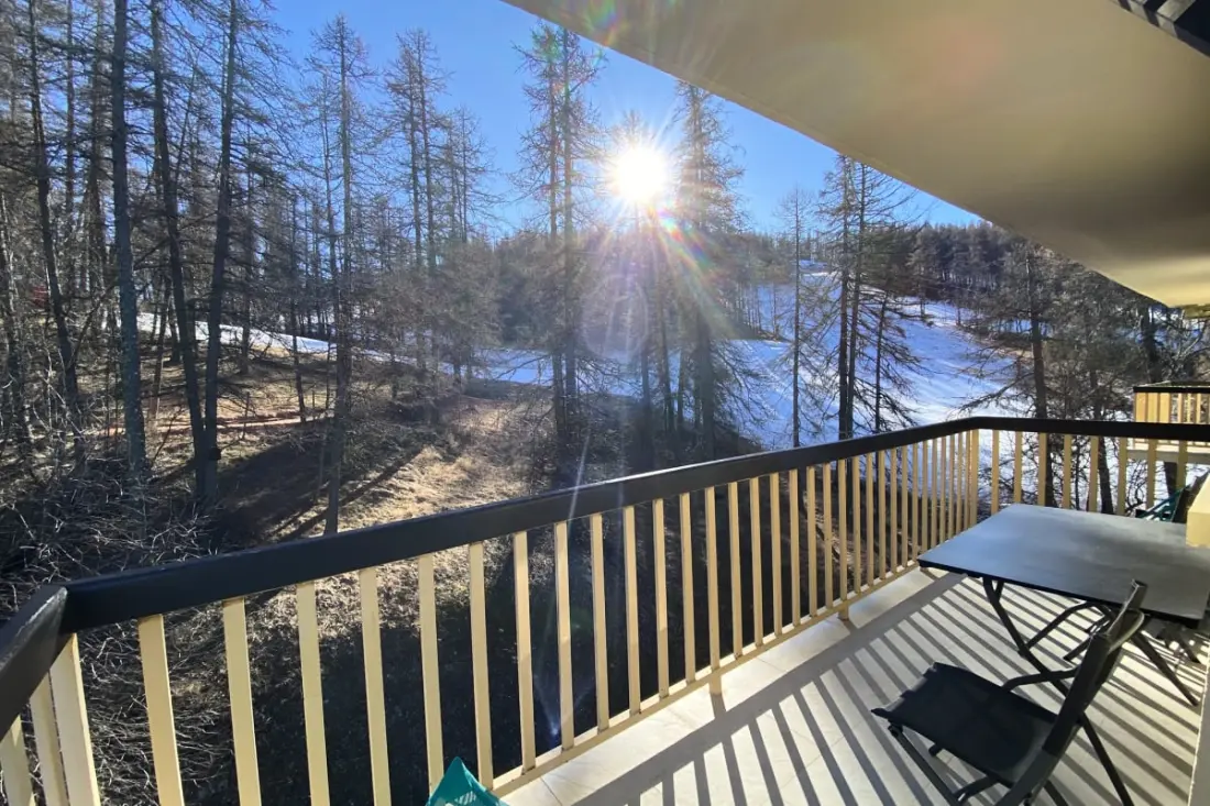 06co: Gyönyörű apartman Au Pied Des Pistes Balcony