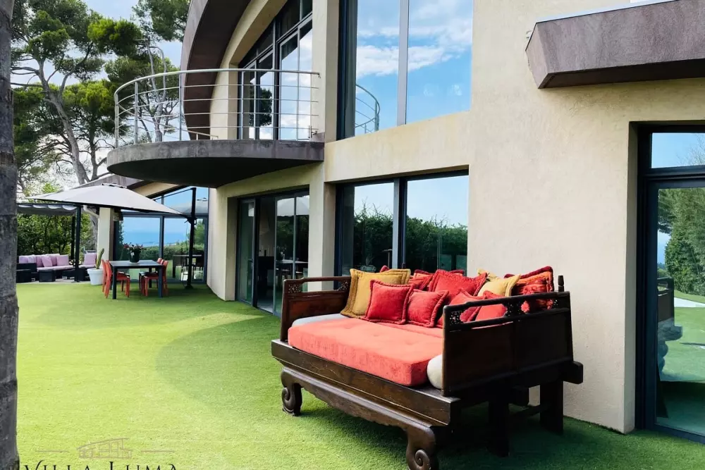 06al - Villa Architecte Avec Piscine Vue Mer