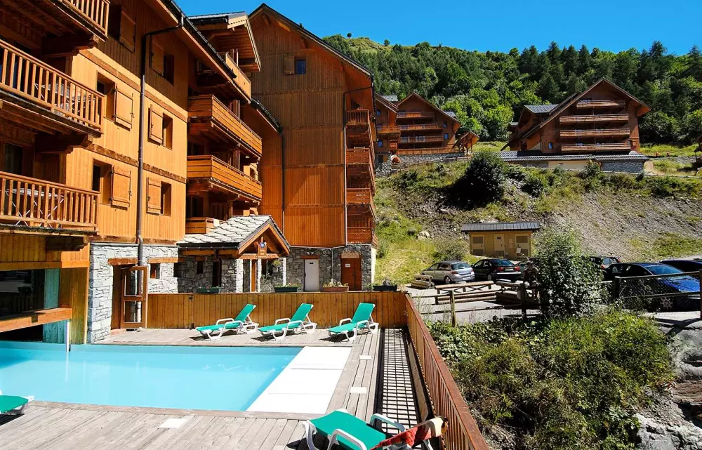 Residentie Odalys Le Hameau en Les Chalets de la Vallée d'Or 3 Sterren★★★