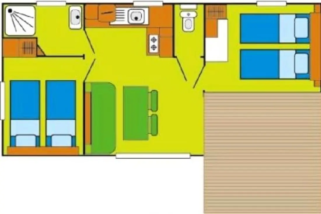 Campingplads Le Domaine La Yole Tætning
