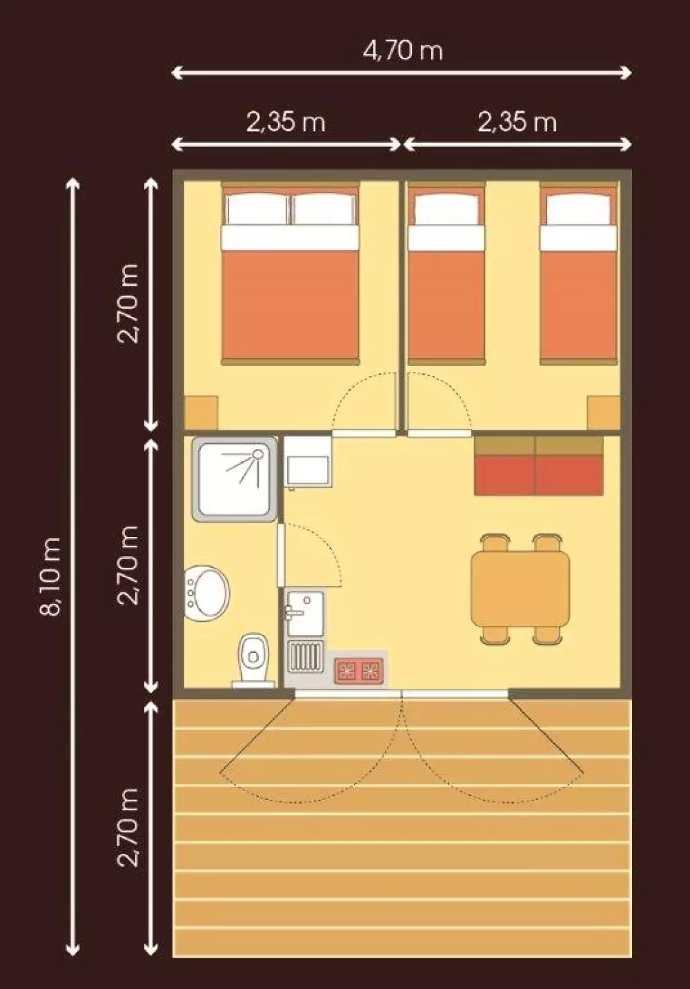 Flor Camping Le Conleau 4 Estrellas★★★★