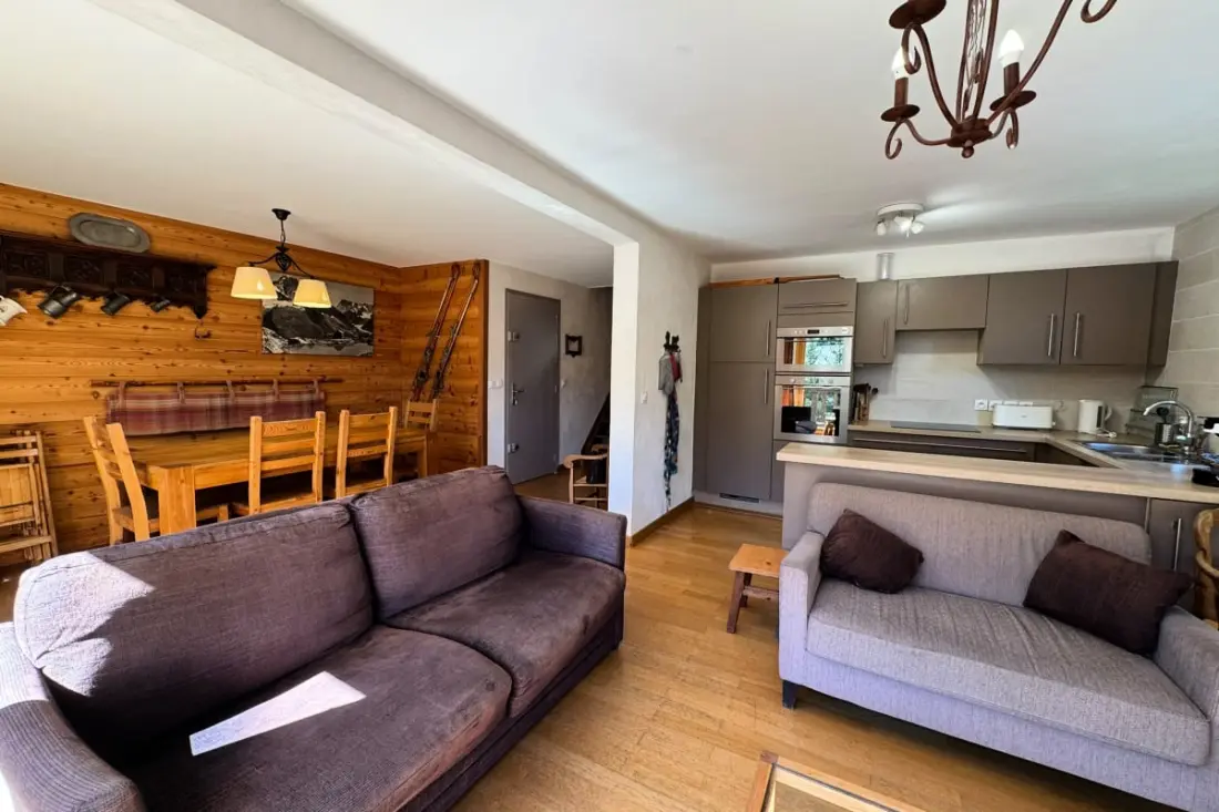 Résidence Duplex 8 Pers - Vue Montagne - Balcon Sud - Pistes à 100 M
