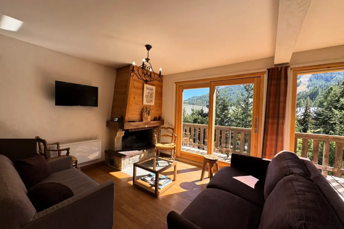 Résidence Duplex 8 Pers - Vue Montagne - Balcon Sud - Pistes à 100 M