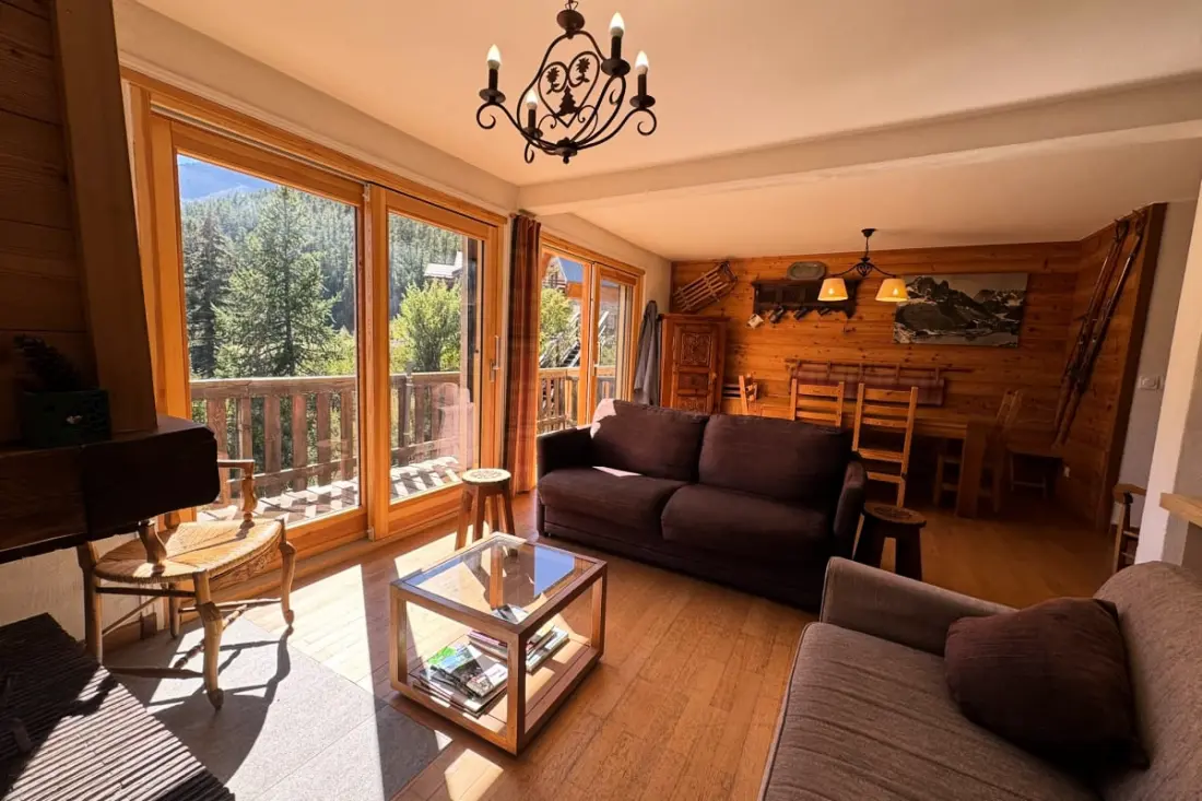 Résidence Duplex 8 Pers - Vue Montagne - Balcon Sud - Pistes à 100 M