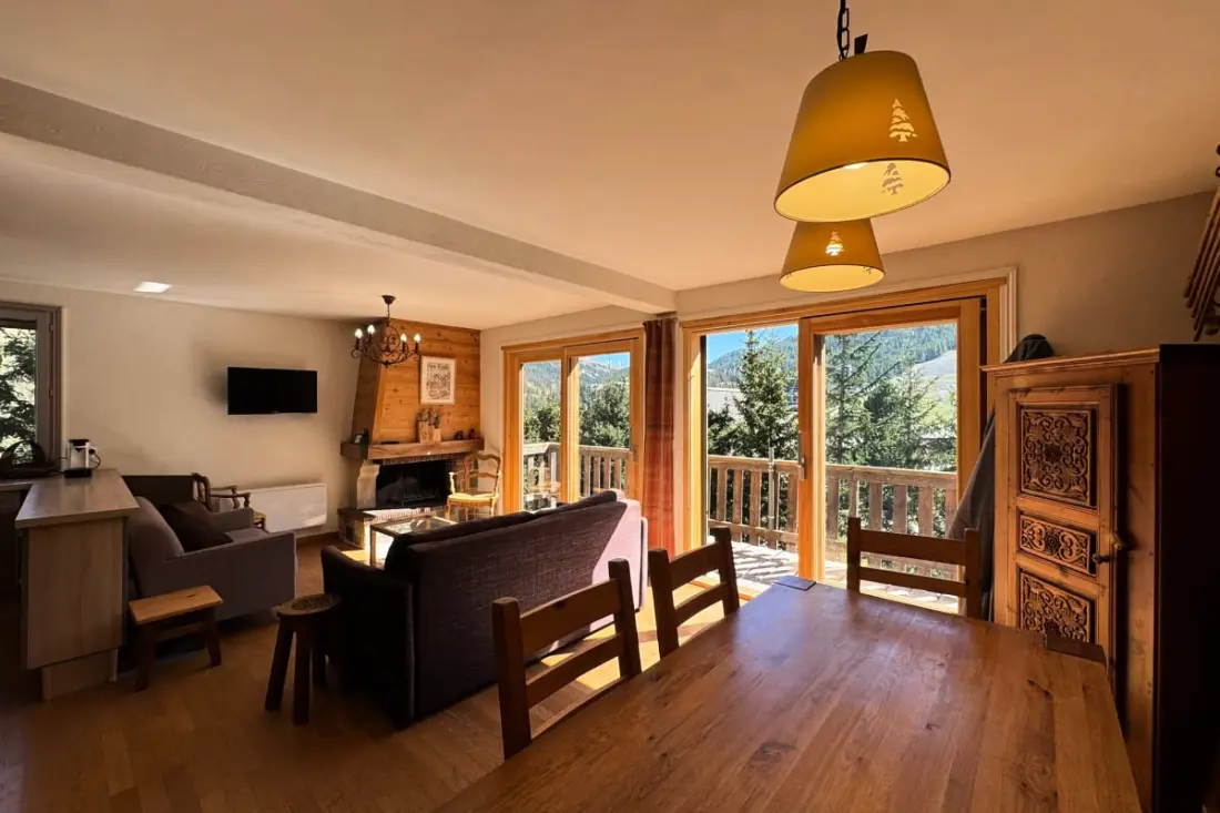 Résidence Duplex 8 Pers - Vue Montagne - Balcon Sud - Pistes à 100 M