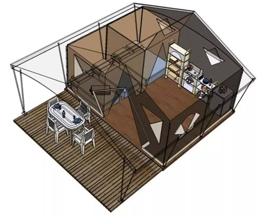 Camping Ushuaia Villages La Chesnays 4 Estrellas★★★★